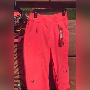 Women's Jamie Sadlock Vibrant Pink Capris Size 6